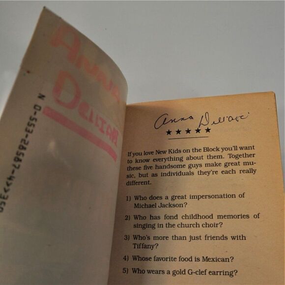 New Kids on the Block by Grace Catalano 1989 Bantam Books Paperback - Picture 4 of 8